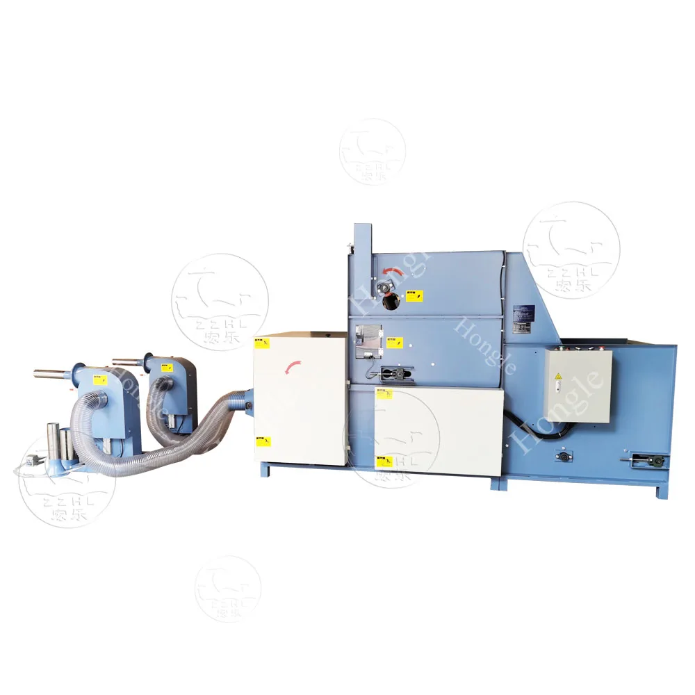 Automatic Fiber Filling Machine  Waste Filler Recycling Machine Polyester Fiber Cotton Opening Pillow Stuffing Filling Machine