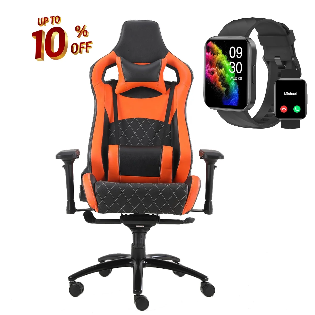 Wholesale Luxury Gaming Office Chair Shiatsu PU Leather ODM Multi Functional Neck Shoulder Kneading For Full Body Massage