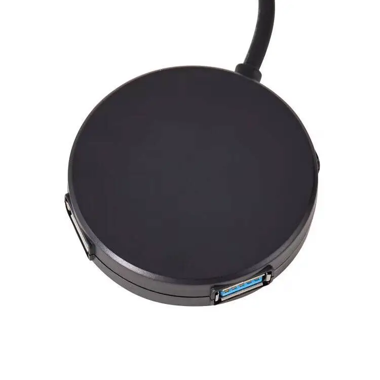 Bulk order customized superspeed LED Logo USB 2.0 hub 4 ports USB 2.0 HUB card reader