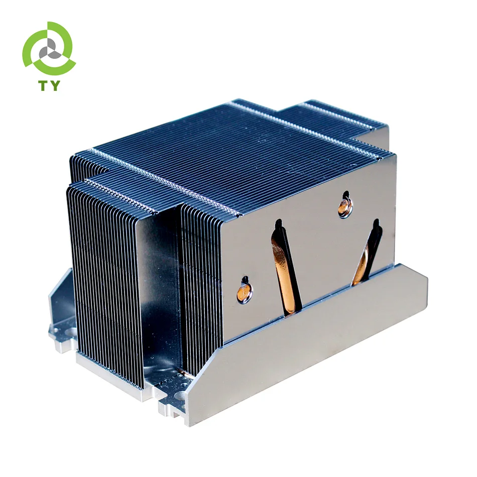 High Quality 2U Passive Server CPU Cooler for Narrow LGA3647 2U Heatsink China Manufacturer Customized Heat sink