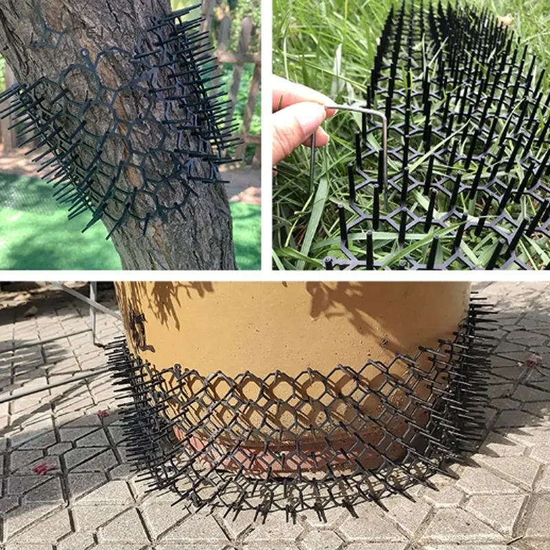 DYS OEM ODM Ecofriendly Plastic Cat Spike Mat Outdoor Indoor Cat Spike Dog Cat Repellent Scat Mat