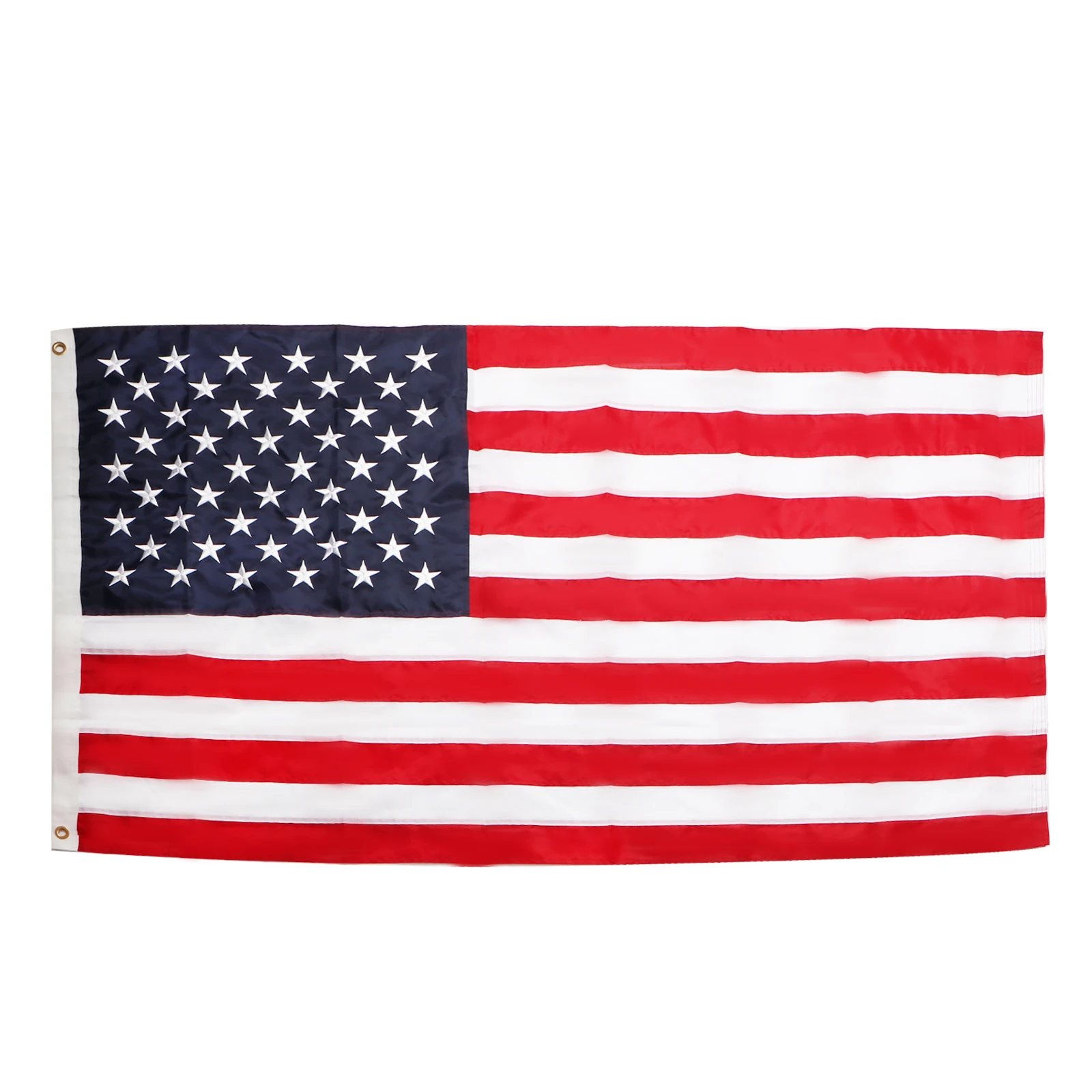 Heavy Duty Oxford Cloth Grommets American Flag 3x5 FT 90x150cm Outdoor USA Embroidery 210D Flag