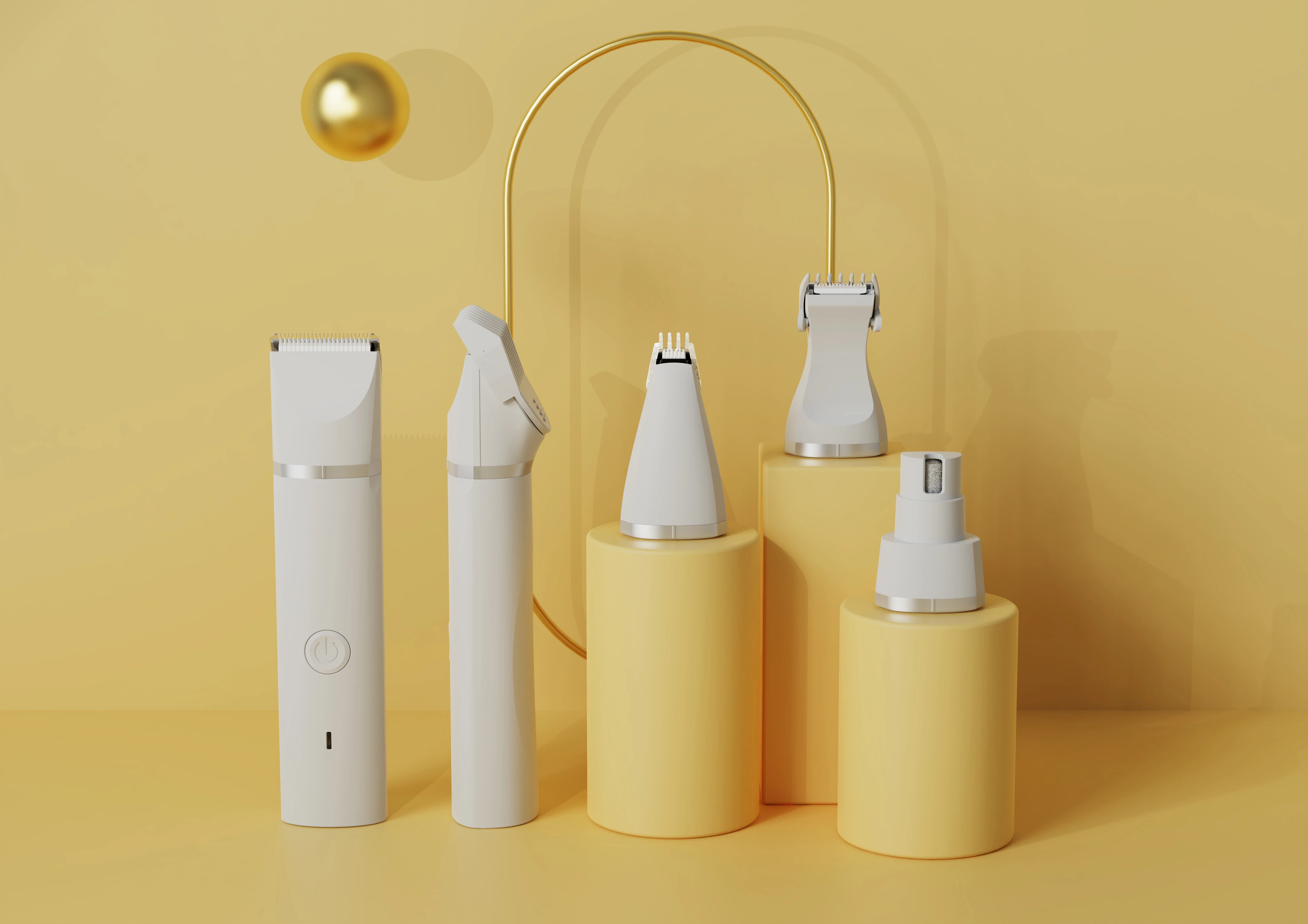 Wholesale 4 In 1 Professional Animal Pet Hair Trimmer Shaver Cordless Pet Grooming Clipper