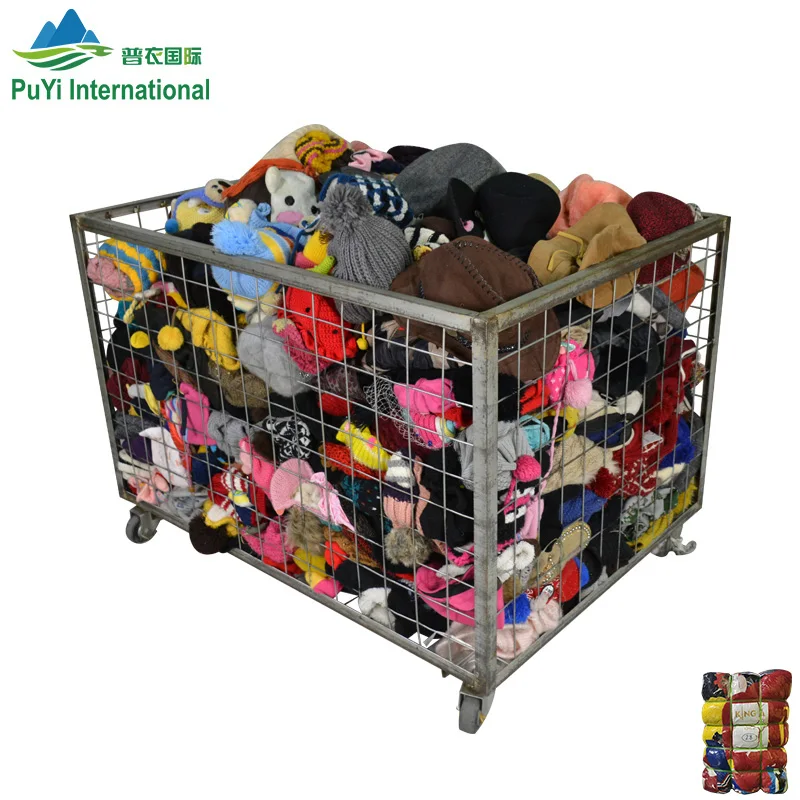 headgear Wholesale winter wool cap warm korea used hat second hand thrift bales 45kg