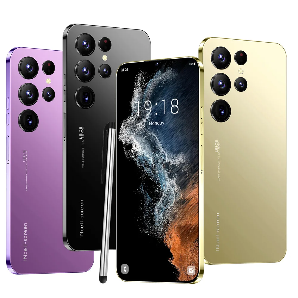 Mobile phone S22 Ultra 6.8-inch large screen 5 million Pixel Android 8.1 All-in-one machine (1 8)