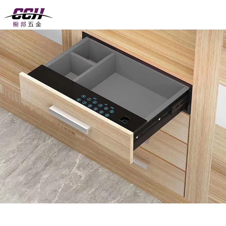  Key storage drawer Electronic Safe box Money safty deposit Box hidden fingerprint safe for home hotel