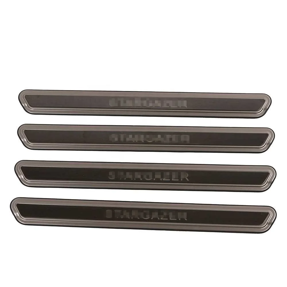 WZXD New Arrival Car Chrome Door Sill Guards  Door Sill Plate Exterior Accessories For Hyundai Stargazer 2023