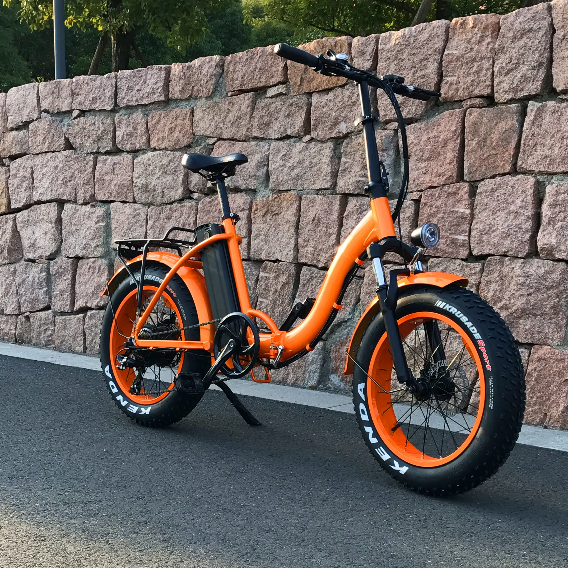 snow folding electric bicycle rear hub motor folded e bike 20inch 7 speed fat type electric bike china