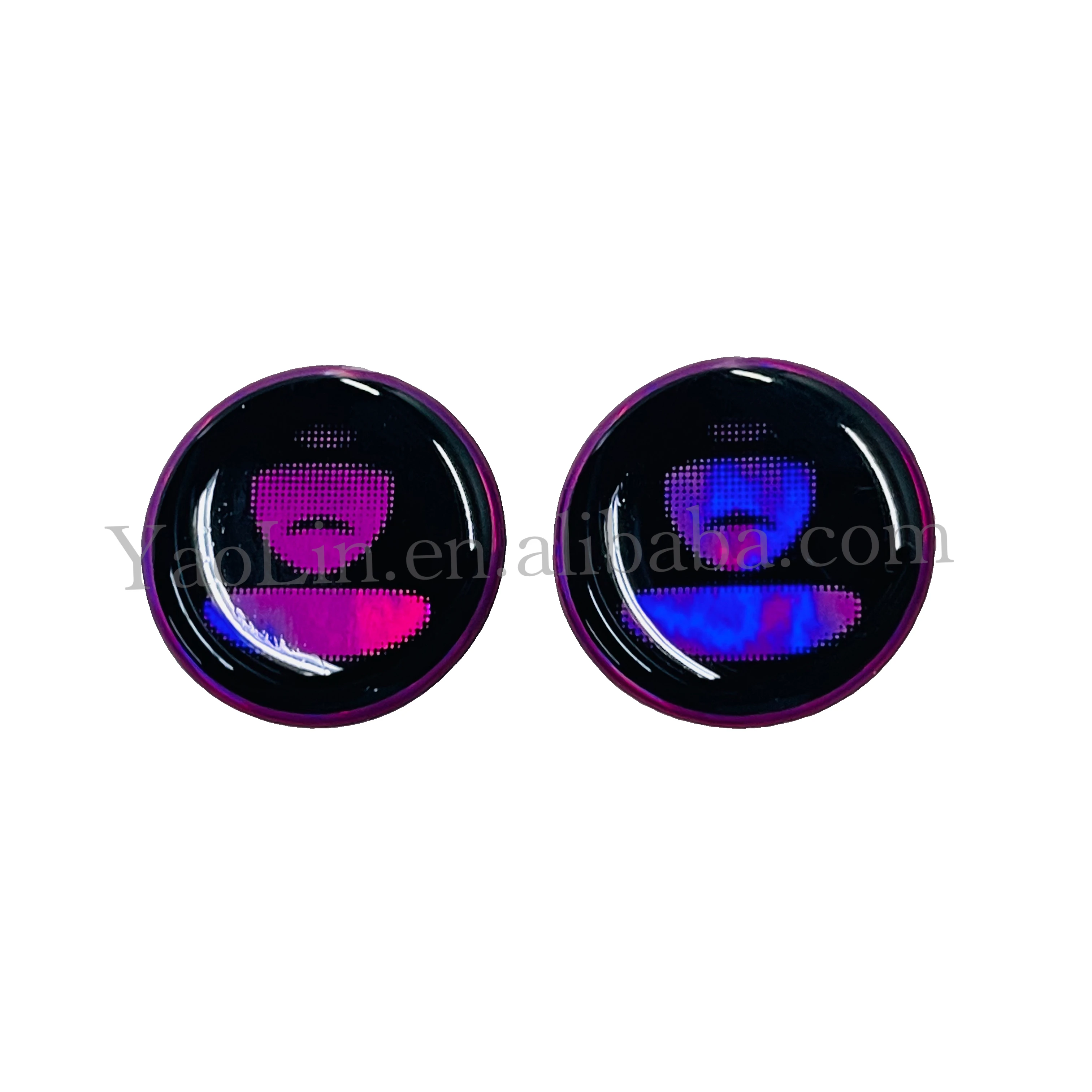 Wholesale Holographic Circular Adhesive Drop Stickers, Imported Material epoxy Crystal Drop Stickers