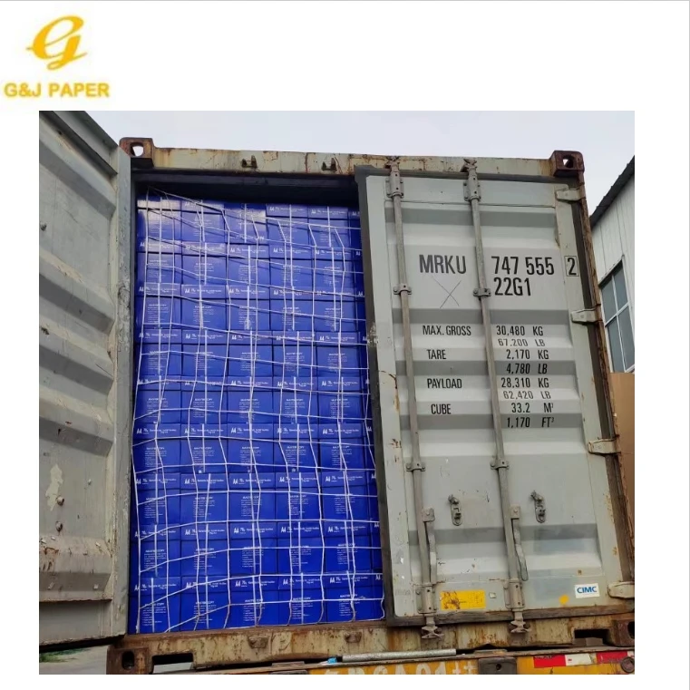 Photocopy 70gsm Writing White Resmas de papel copy a4 paper office supplies for inkjet printer