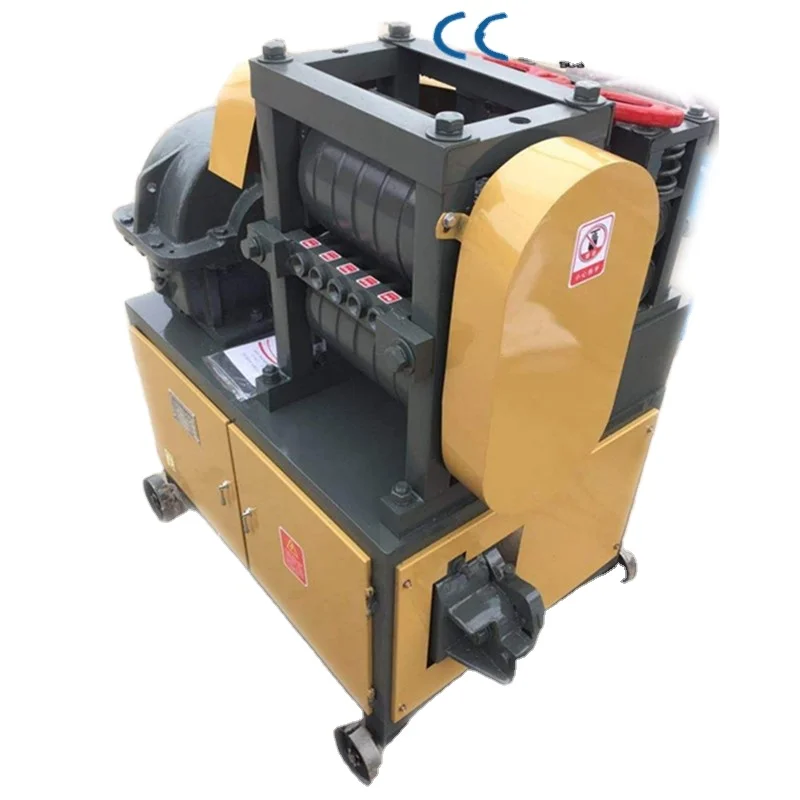 Factory direct selling Scrap steel bar straightening and cutting machine