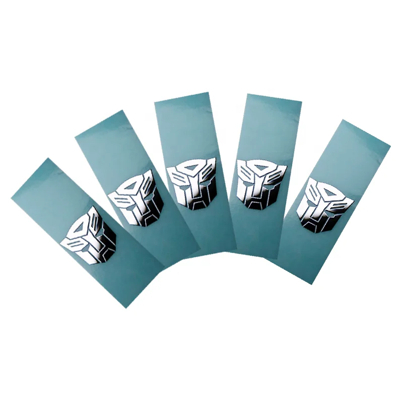 metal sticker nickel electroform metal logo