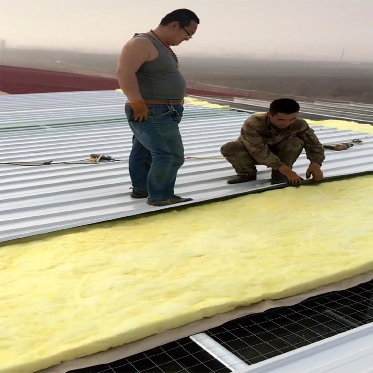 Manufacturer Wholesale resistance low cast roofing materials fiberglass wool blanket roll felt on sale Materials glass wool