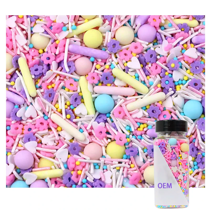 Оптовая продажа, съедобные украшения для выпечки, конфеты, сердце, цветы