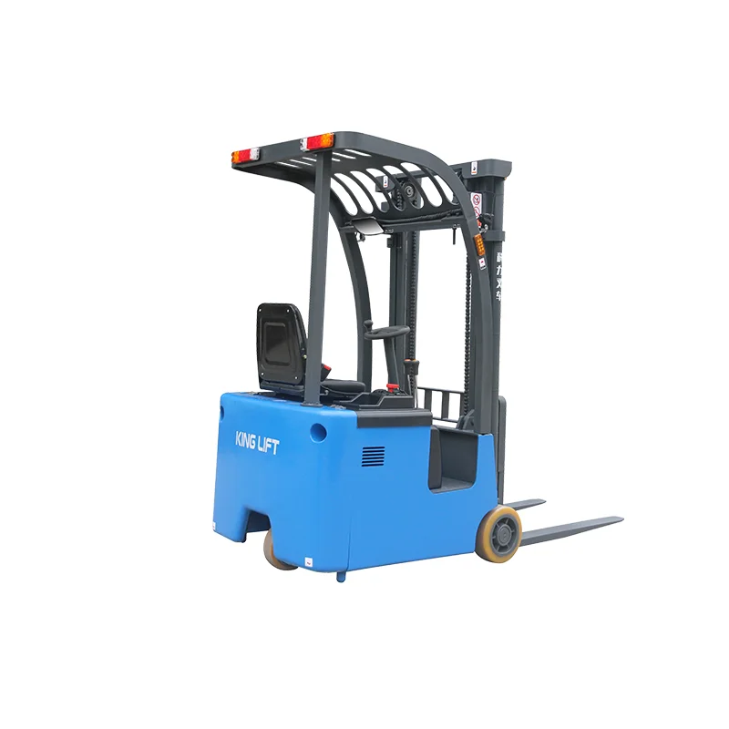 Three fulcrum Electric Forklift Cheap 0.8ton 1ton 1.2ton Fork Lift Small Forklift Electric Lifting Has Battery