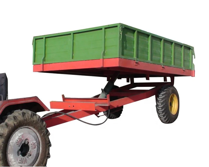 Factory produces 1.5 to 5 tons of agricultural dump trailers, single axle trailers