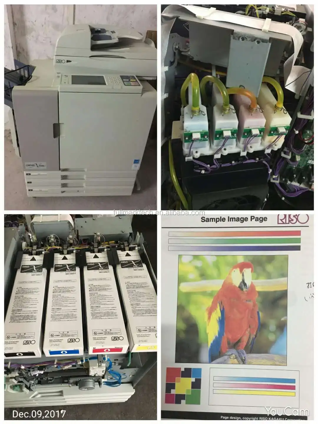  Использованная и Восстановленная Машина risos comcolor 7150/7250 четырехцветный струйный принтер для рисографической