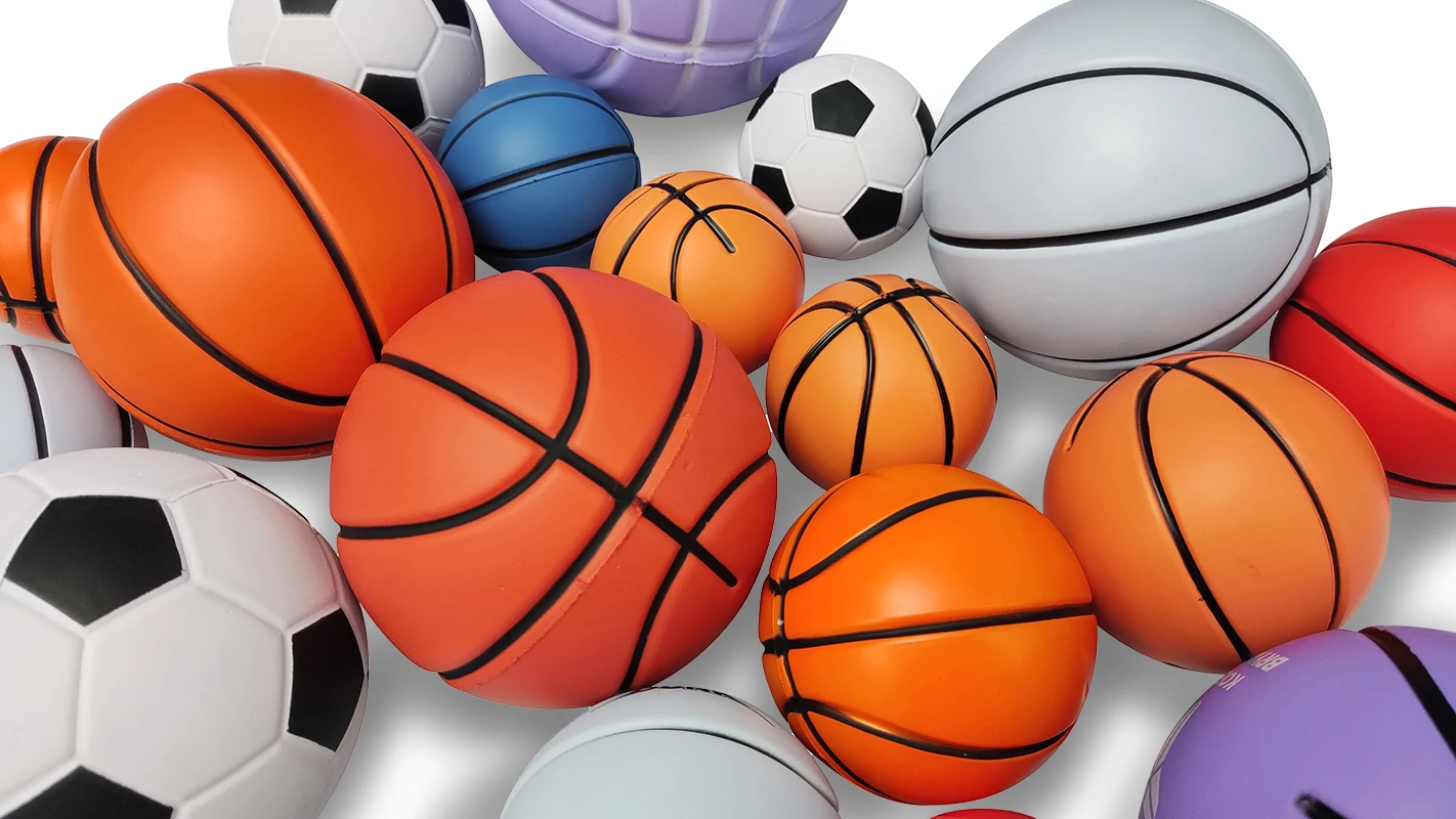 Wholesale Customized Size Logo Rubber PU High Bouncy Basketball Soccer Bouncing Balls Toy Jumping Balls