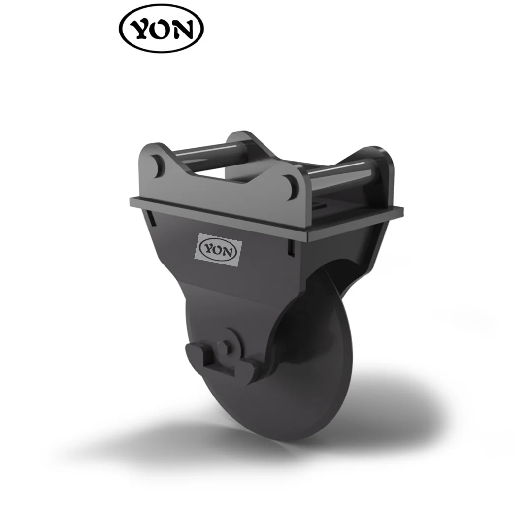 YON attachment Excavator mounted Asphalt Cutter 400mm diameter without mounting plate
