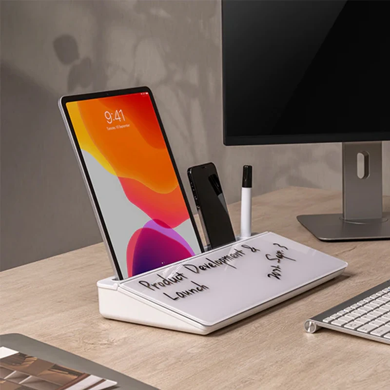 Top Quality Glass Computer Keyboard Dry Erase Board Desktop whiteboard