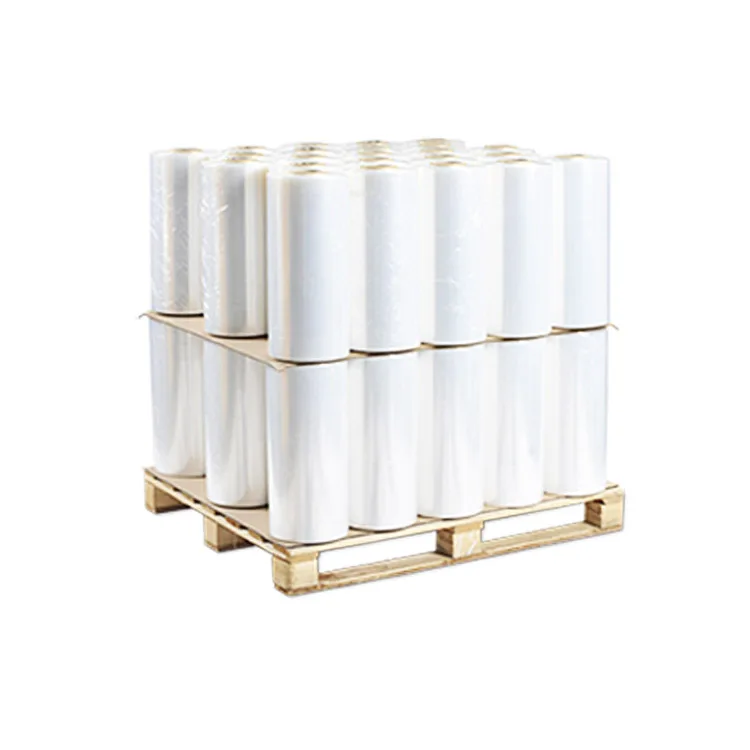 China Factory Lldpe Wrap Film/plastic Stretch Film for Packing Wholesale Pallet Packing 20 Micron Wrap Stretch Film