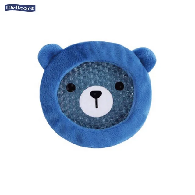 Winter Heat Pack Reusable kids aqua pearls round shaped Reusable cold gel ice pack hand warmer