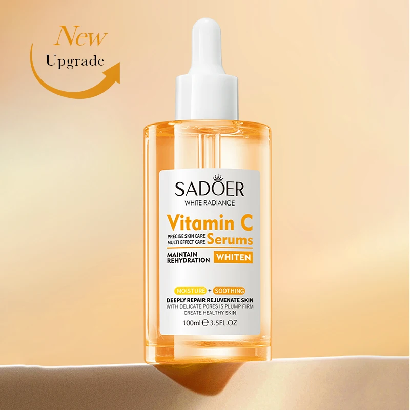 OEM SADOER Women skin care products beauty Whitening Face Serum Solutions Pure Hyaluronic Acid Serum Vitamin C skin care serum