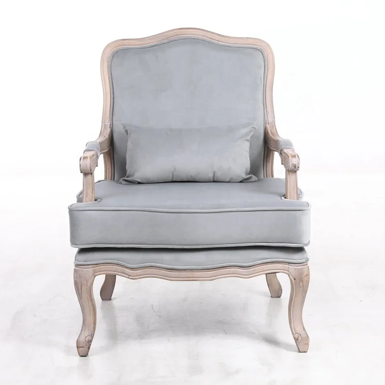 Anji Kaseihomeland Wholesale Cheap Comfortable Grey Velvet Public Waiting Leisure Chair Modern