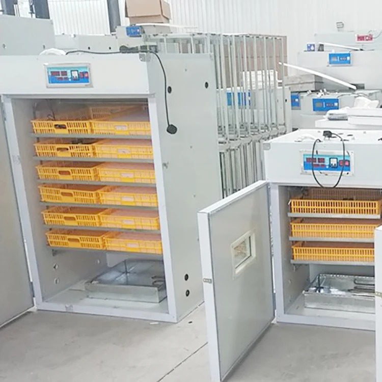 Full automatic 1056 chicken eggs turning motor egg incubator