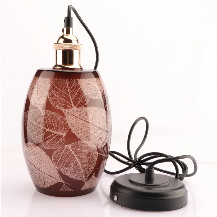 Factory Wholesale lighting accessories popular selling decorative glass lamp shade for pendant light table lamps
