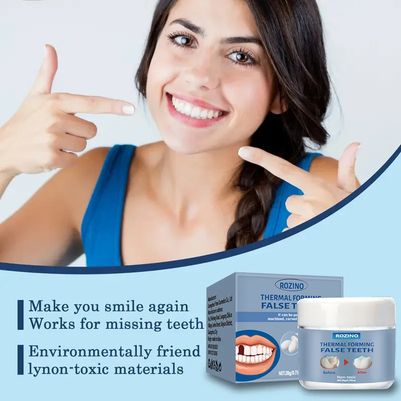 False Teeth Solid Glue Temporary Tooth Repair Kit Fitting Care Teeth Moldable Tool Thermal Tooth Adhesive Pellet