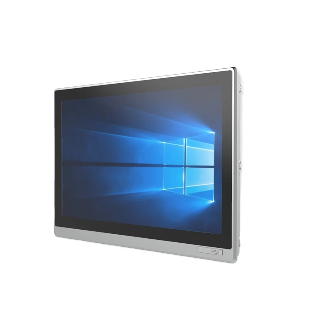 Custom Full HD Waterproof USB Capacitive Touch Industrial Lcd Monitor IP65 Control Panel Industrial Display Embedded PC
