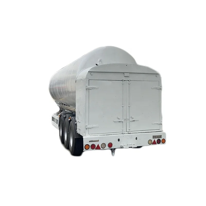 Used CIMC LN2 Cryogenic tank trailer 33.9-36KL