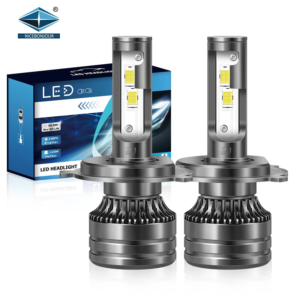 Factory H4 9007 9005 H11 New Led Headlight Luces Led H4 Wholesale CSP H4 Led Auto Headlight