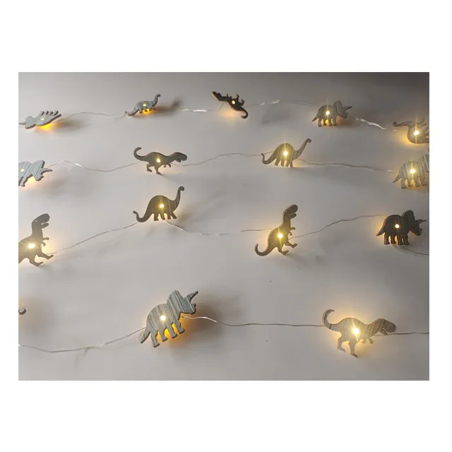 Hot Sale Room Battery Operated String Led Strip Light Dinosaur Decor Indoor Christmas Party Lights