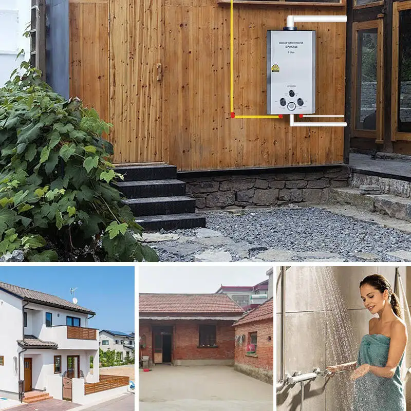 Hot selling hot water heater boiler storage 8l tank biogas water heater