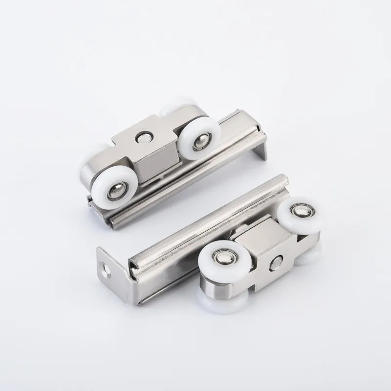 Stainless Steel 201/304 Four Wheeled Hanging Sliding Door Roller Hanging Wheel for Door windows