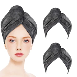 Customizable Light Weight Microfiber Drying Hair Wrap Woman Towel Turban With Logo