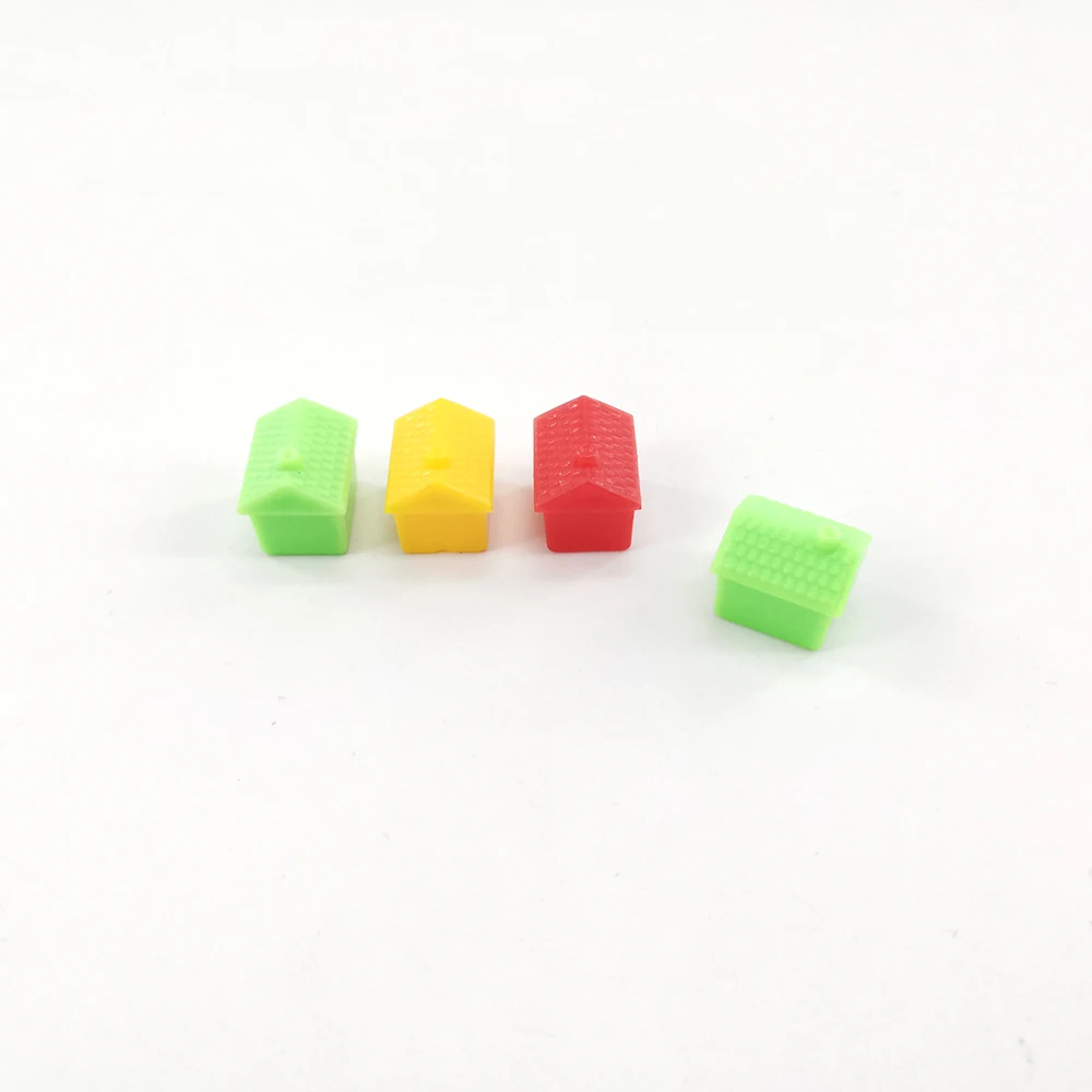 Plastic Toy Building Cubby House Custom Board Game Accessories Tokens Playing Pieces