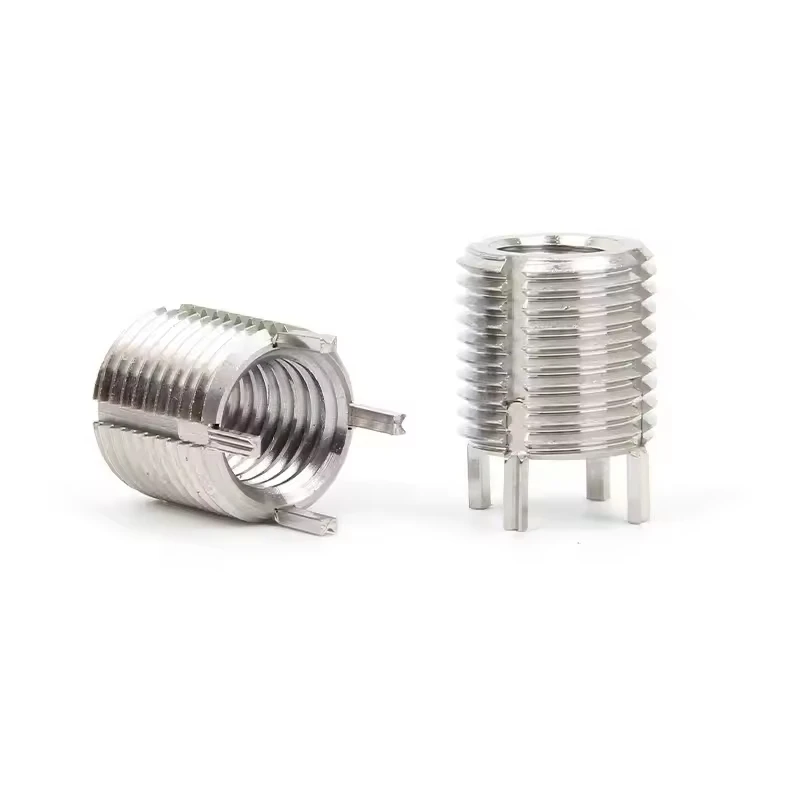 China Factory Key-Locking Brass M4 M5 M6 Wheel Screw Driver Fasten Lock Stainless Steel Nut Female Thread Bolt Inserts Keensert