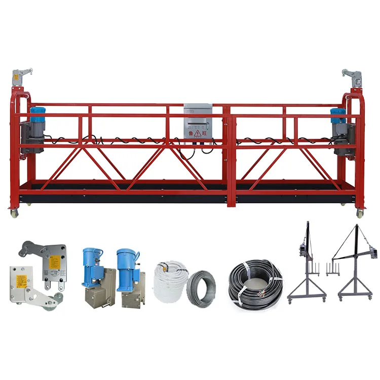 ZLP series electric scaffolding roof cleaning equipment suspended working platform