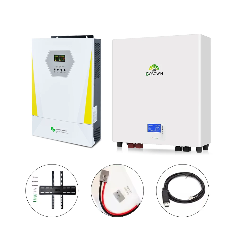 Cobowin Solar System Off Grid 5KW 10KW 20KW 25KW 30KW Solar Power System Commercial Industrial Home for Sale