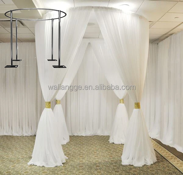 church frame backdrops pipe and drape adjust size