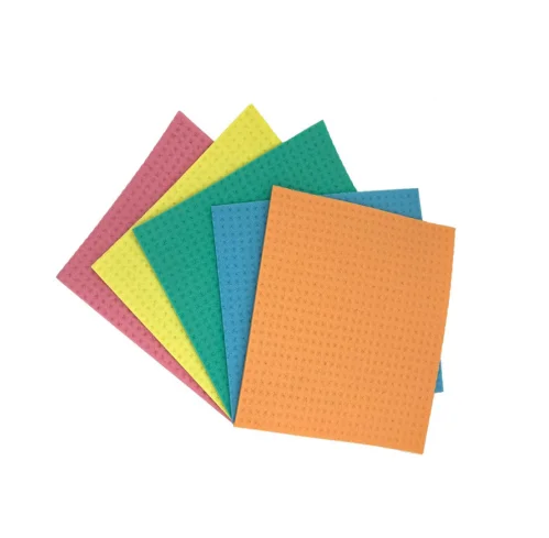 Hot sale Absorbent Cleaning Cloth pano de limpieza kitchen dish Washing Multi use Wood pulp Cellulose sponge OEM customized