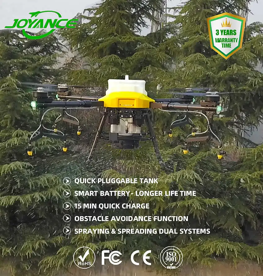 China Manufacturer Agricultural Spraying Uav Boom Crop Dusting Sprayer Drone Seed Fertilizer For Agriculture Farming And Cattle
