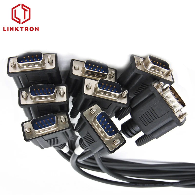 Кабель DSUB DB62PIN к DB9P папа 1 к 8 последовательный кабель Db62 папа к 8-порту Db9 папа соединительный кабель