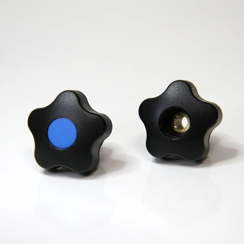 HZ.102008 ABS Five star door handle Plastic knob Industrial machinery five flap clamp control handle