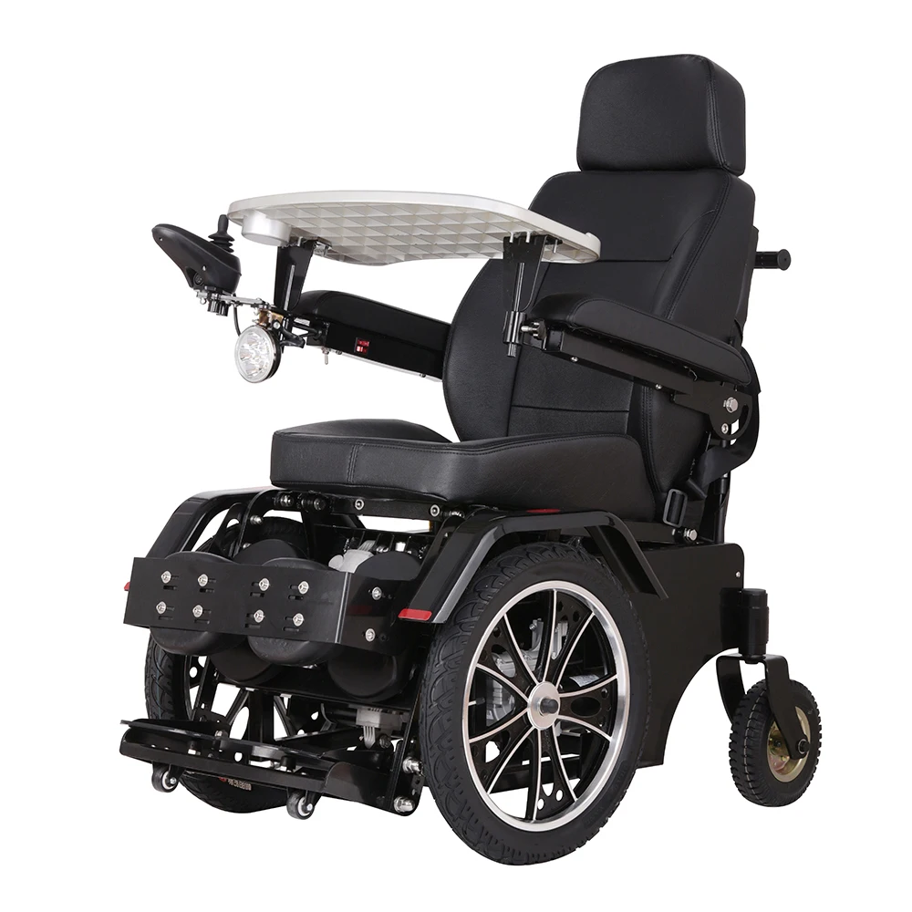 safe electric power standing wheelchair