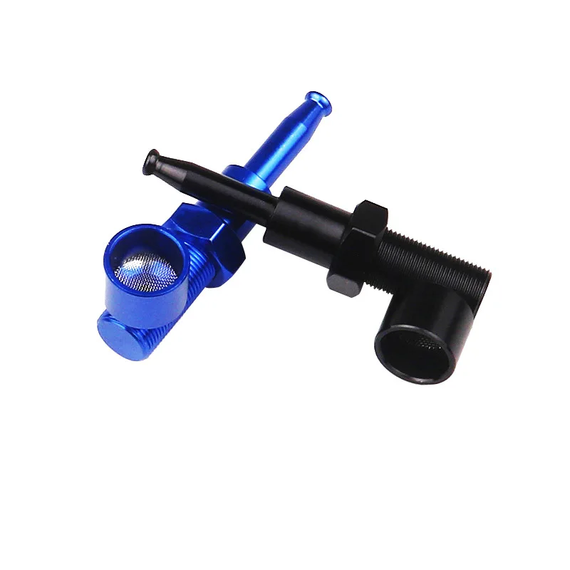 Amazon selling herb pipe originality 8cm portable Nut metal smoking pipe Nut meta smoking pipe