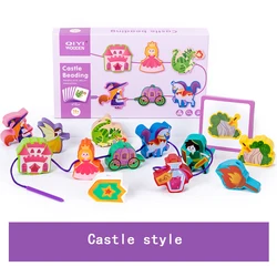 Bead Toy   Wire Maze Roller CoasterMontessori Wooden Toys   Wooden Circles Bead